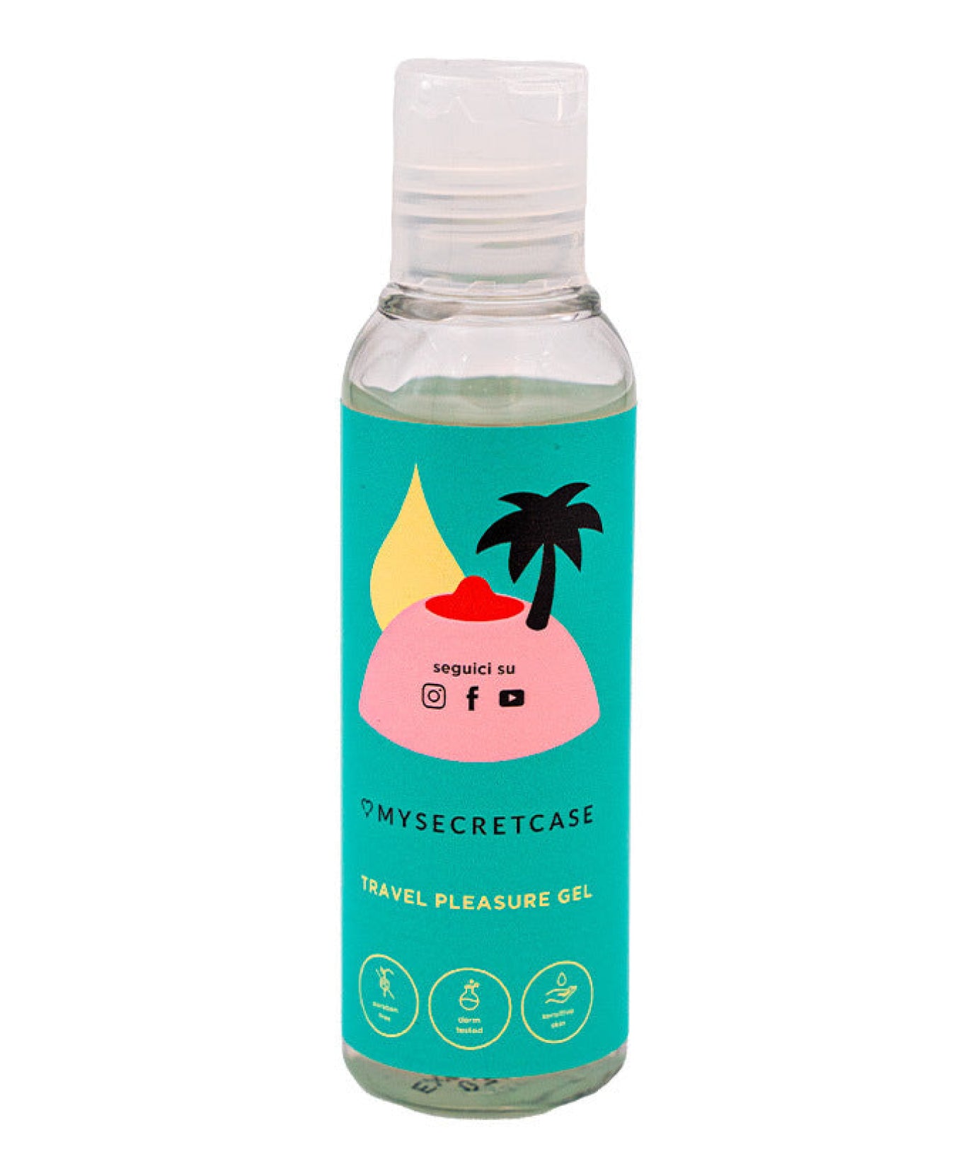 Travel Pleasure Gel – 100 ml - Lubrificante Naturale MySecretCase