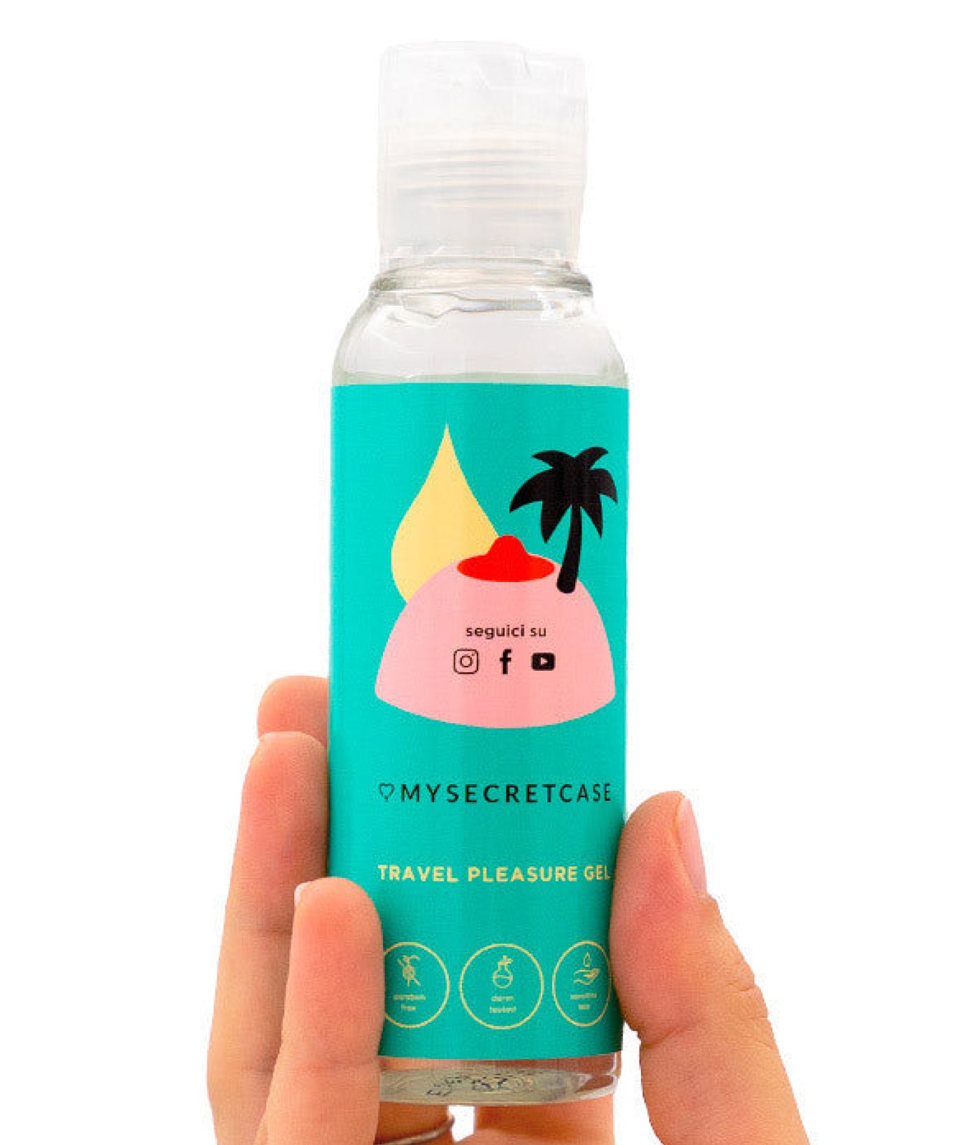 Travel Pleasure Gel – 100 ml - Lubrificante Naturale MySecretCase