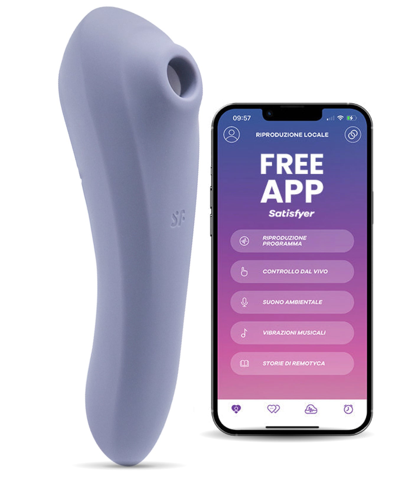 Dual Pleasure - Succhia Clitoride Satisfyer