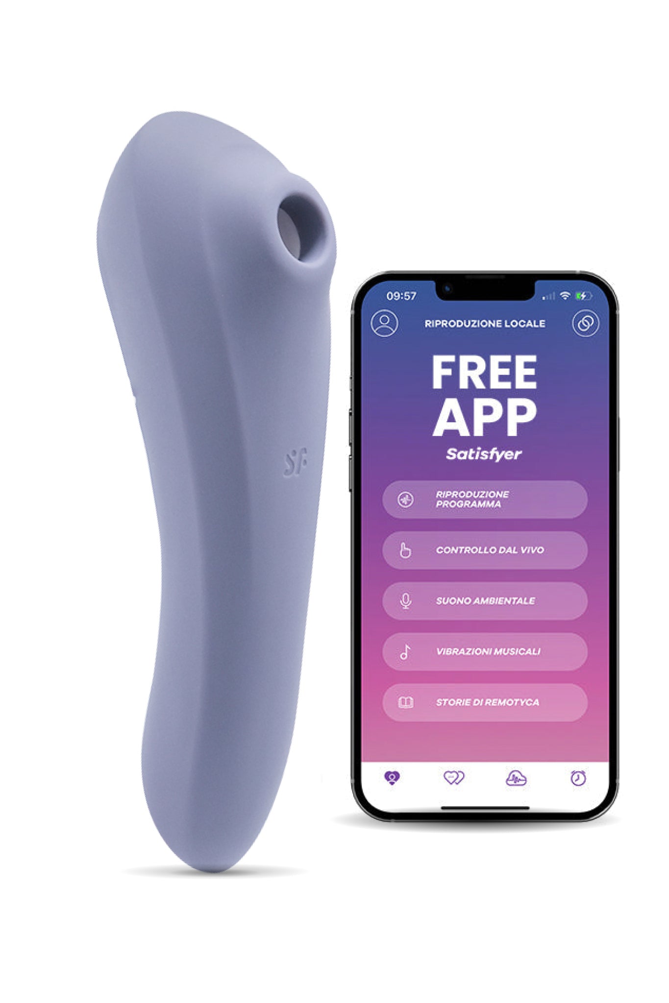 Dual Pleasure - Succhia Clitoride Satisfyer