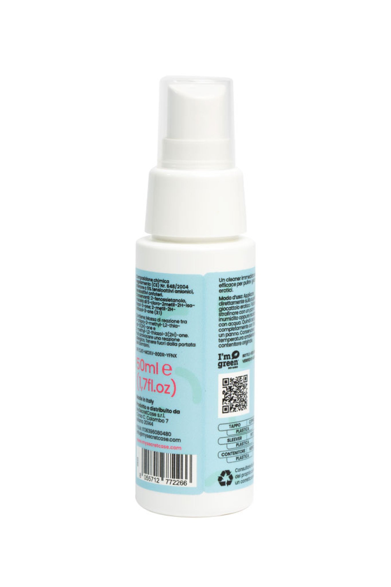 Piacere Pulito - 50 ml - Toycleaner MySecretCase