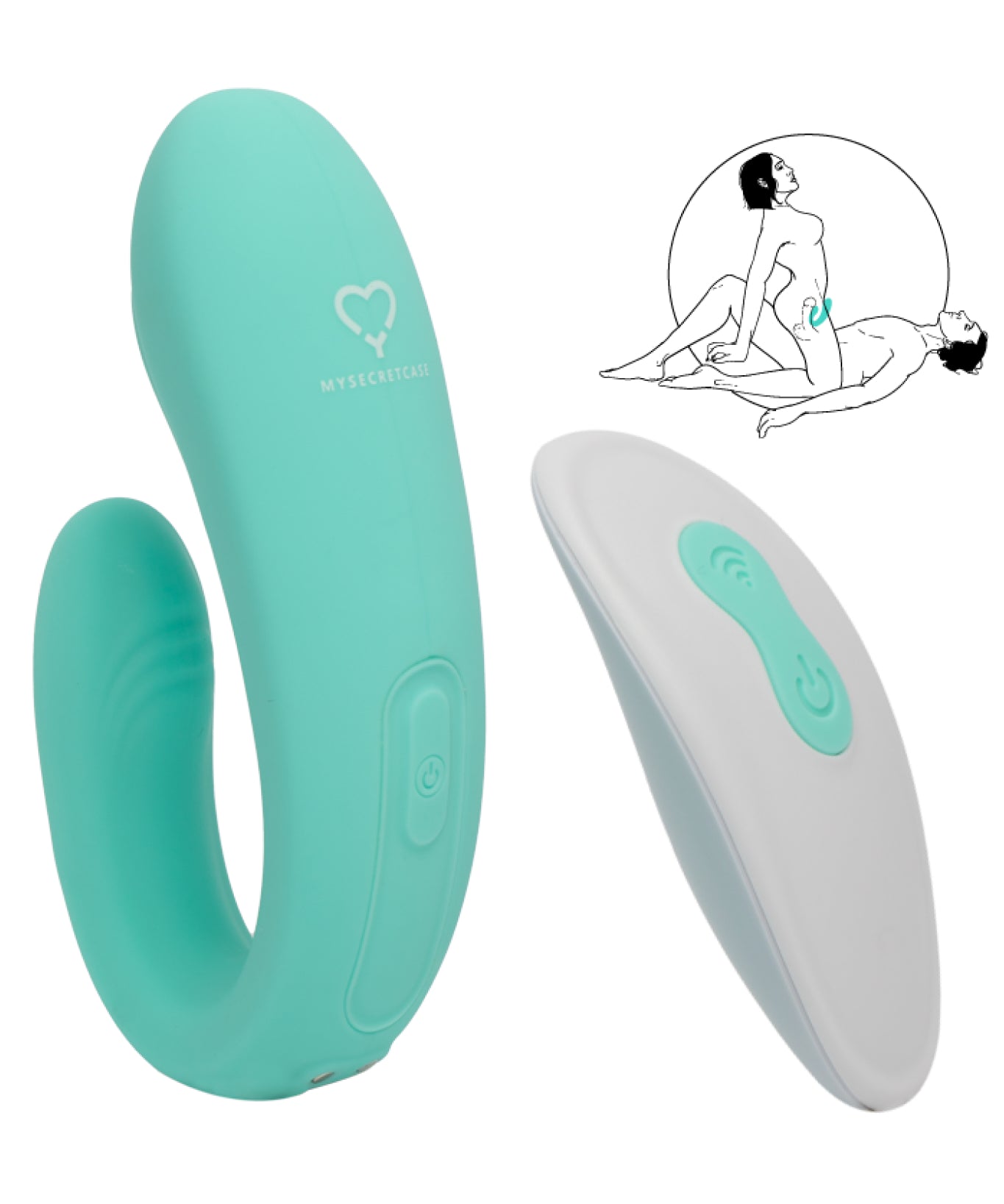 Tutty Dentro - Vibratore a C MySecretCase