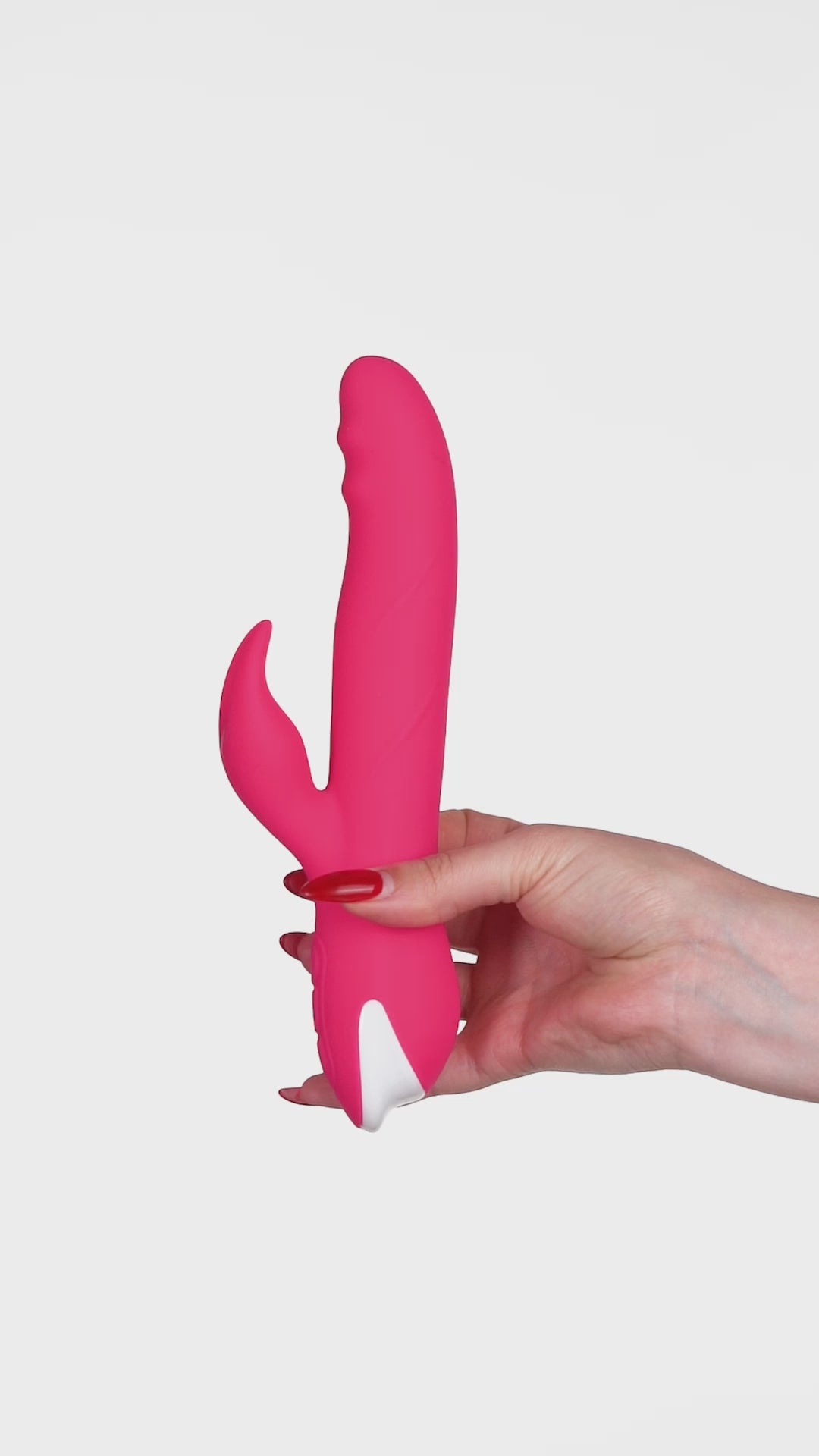 Vibratore rabbit Magggico di MySecretCase, in silicone, con 7 modalità di vibrazione e 2 di rotazione, per stimolazione vaginale, clitoridea e punto G