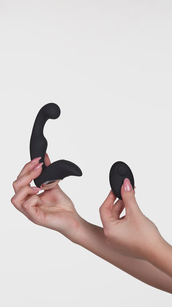 Remote Booty Pleaser massaggiatore prostata di Dream Toys con telecomando wireless, 9 programmi di vibrazione, impermeabile e ricaricabile